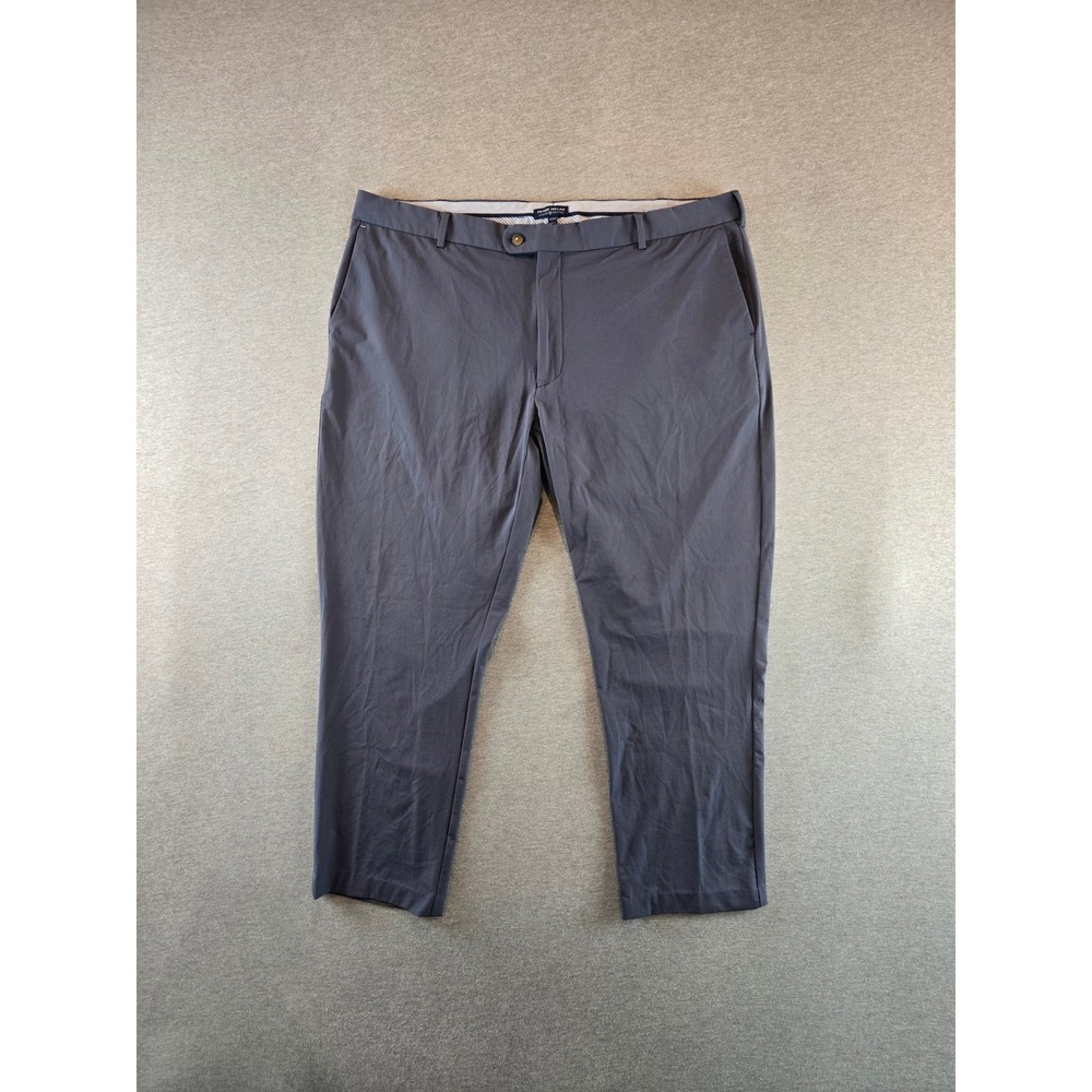 Peter Millar Crown Crafted Pants Mens 42x28 Gray Stealth Performance Trousers